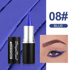 12 Colors Waterproof Eyeliner Cream Lasting Easy To Wear Eye Liner Gel Black Blue Matte Quick Dry Eyeliner Pen Makeup Cosmetics