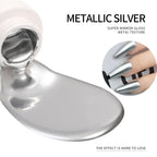 Silver/Gold Metal Gel Metallic Nail Polish Chrome 3D Metal Painted Gel Polish 5ml Liquid Mirror Effect Glossy Shine Manicure