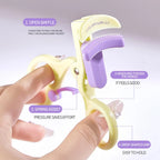 Eyelash Curlers No Pinching Portable Frameless Eyelash Curler Natural Long-Lasting Curl Eyelashes Shaping Eye Makeup Easy To Use