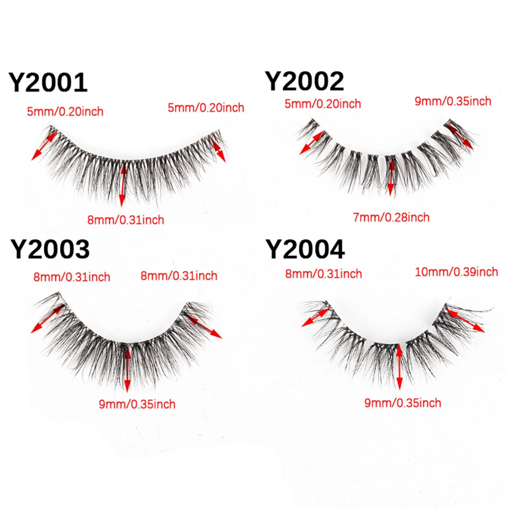 False Eyelashes 3/10 Pairs Natural Long Mink Lashes Strip Dramatic Fake Lashes Full Eye yelash Extension Makeup Faux Cils Tool