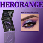 Monochrome Eye Shadow, Flashing, Brightening, Long-Lasting Color, Waterproof and Sweat-Proof, Natural Cosmetics for Creating Exquisite Eye Makeup, Music Festival Party Role-Playing