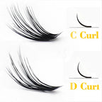 20D/30D Mink Eyelashes 1 Box/60 Bundles Natural Eyelash extension 3D Russia Individual Eyelash Cluster Makeup Tools Lashes Cilia