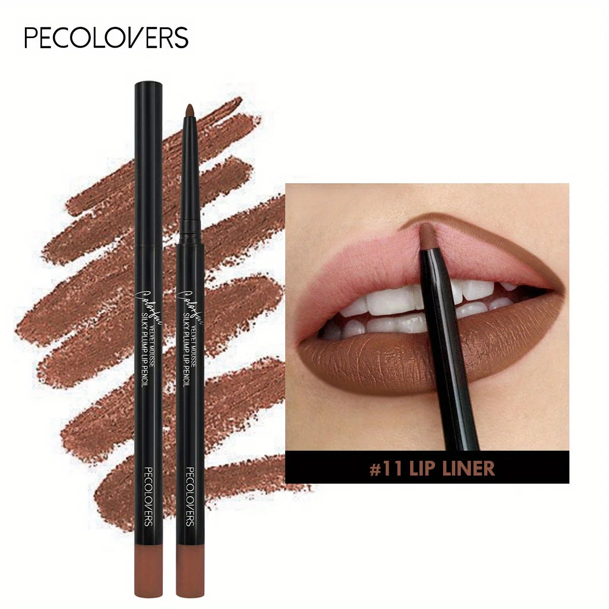 Velvet Misty Matte Lip Liner Pencil Non-fading Stereo Lip Liner Pencil Contour Line Makeup Lipliner Pen, Mother's Day Gift, 1pc