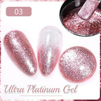 PUENTE 7.5ML Wine Red Cat Magnetic Gel Nail Polish Super Shiny Ruby Red Cat Eye Gel Soak Off UV Semi-Permanent Nail Art Varnish