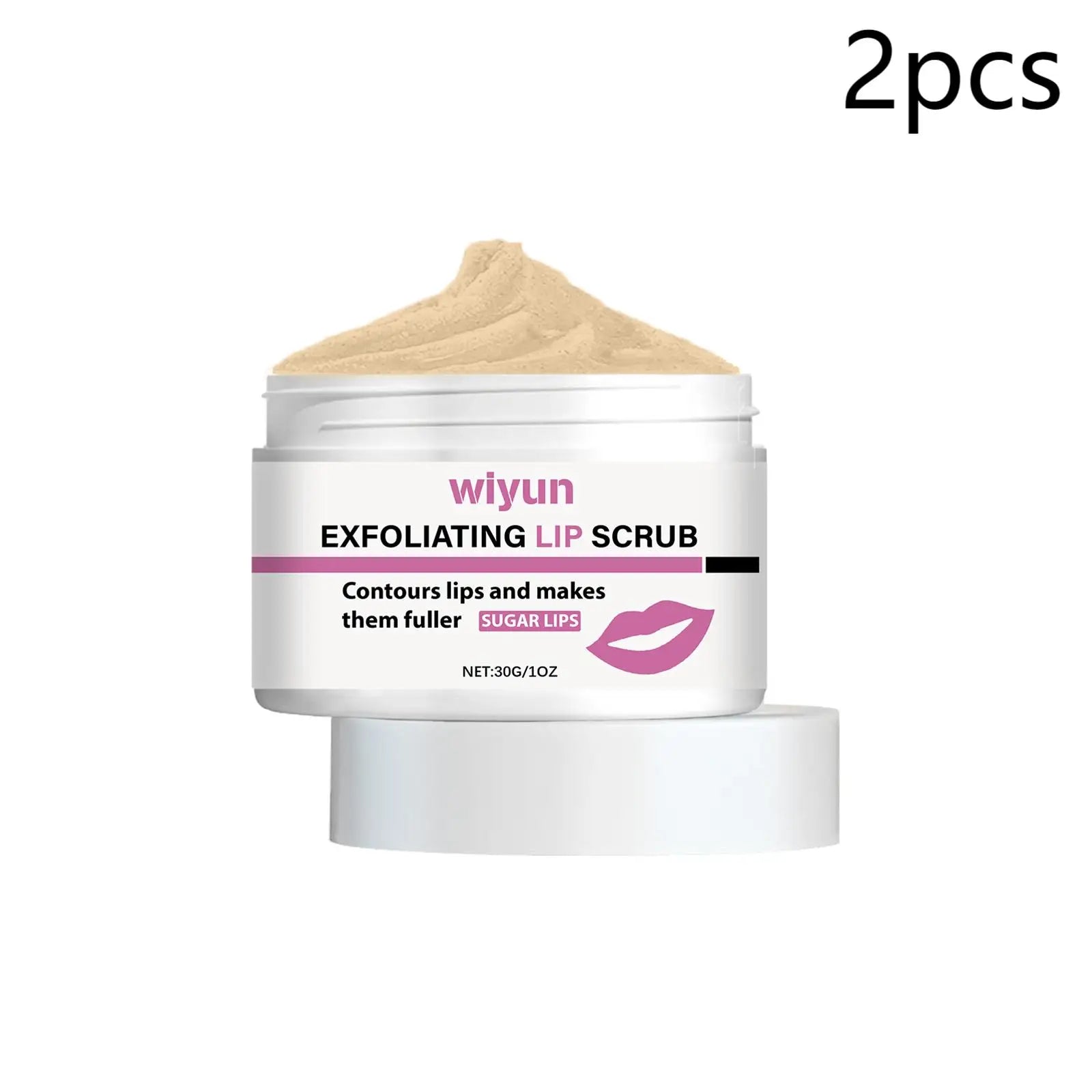 Gentle Lip Scrub, Exfoliating & Moisturizing Lip Care, Hydrating Sugar Scrub for Soft Smooth Lips