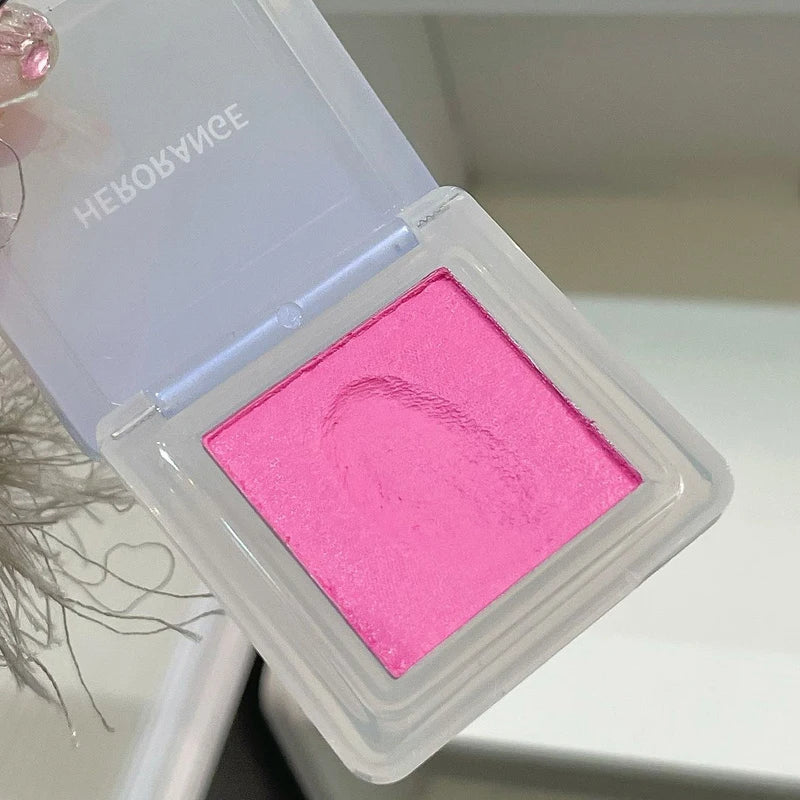 HERORANGE youth monochrome makeup eye shadow ins pearlescent fine flash natural delicate mashed potato eye shadow plate
