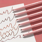 12PCS Matte Lipliner Waterproof, Durable, Easy To Color, Not Easy To Take Off Makeup, Lip Makeup Suitable For Girls' Holiday Gif