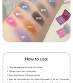 HERORANGE youth monochrome makeup eye shadow ins pearlescent fine flash natural delicate mashed potato eye shadow plate
