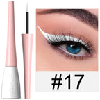 Matte Dark Green Liquid Eyeliner Pencil Waterproof Makeup Colorful Liquid Eye Liner Ultra-thin Long-Lasting Quick-Dry Eye Liner