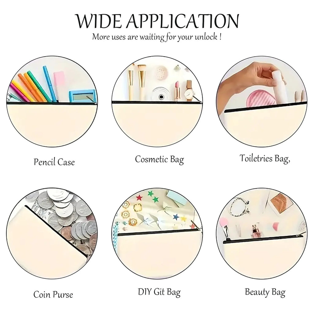 Exquisite Beauty Makeup Bag Portable Zipper Travel Makeup Organizer Storage Bag Pen Brush Lipstick Bag Girl's Birthday Surprise