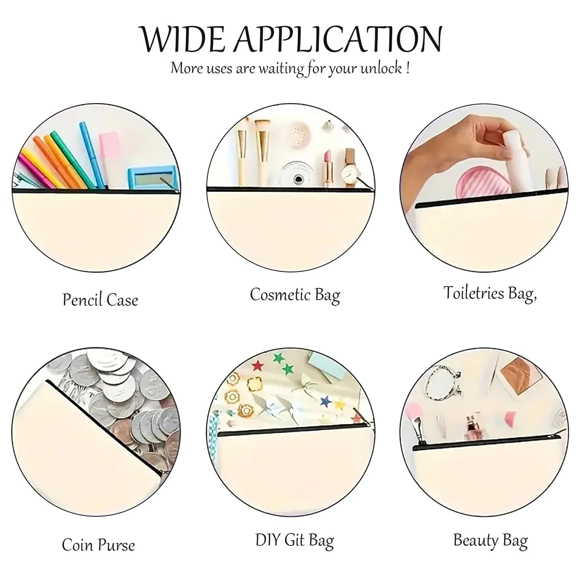 Exquisite Beauty Makeup Bag Portable Zipper Travel Makeup Organizer Storage Bag Pen Brush Lipstick Bag Girl's Birthday Surprise