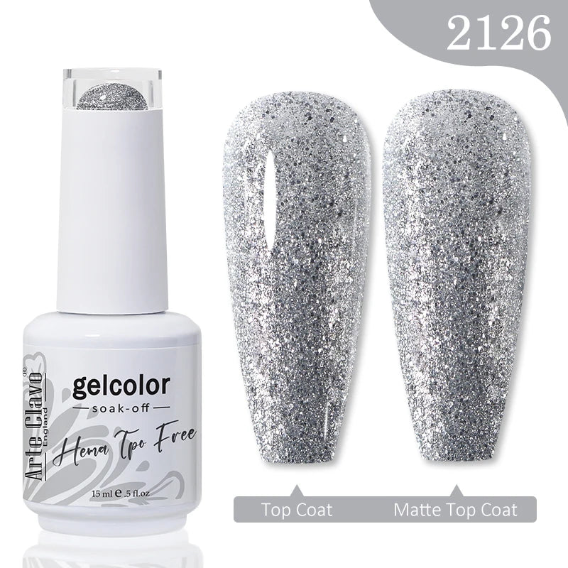 Arte Clavo Hema Free TPO Free Nail Gel Polish Nail Supplies Vernis Semi Permanent Nail Art Manicure Soak Off UV Gel Nail Varnish