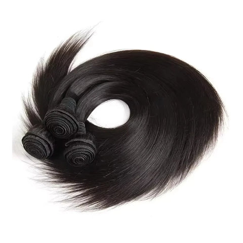 30 40 Inch Bone Straight Human Hair Weave Bundles 16A Brazilian Natural Color 1 3 4 Pcs 100% Raw Human Hair Bundles Extensions