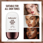 Glow Bronzing Drops Face Peptide Serums Liquid Bronzer Cream Hydrating Makeup For An Everyday Radiant Glow Summer Glow