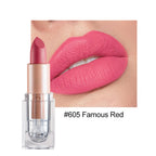 Handaiyan 12 Colors Matte Waterproof Velvet Nude Lipstick Sexy Red Brown Pigments Makeup Long Lasting Profissional