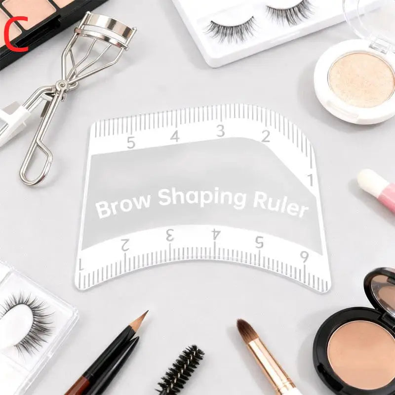 1 Minute Fast Drawing Design Brow Easy Tool Microblading Permanent Makeup Stencils Brow Mapping Ruler Eyebrow Shaping Ruler