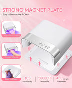 168W UV LED Nail Lamp 36LEDS Gel Polish Drying Lamp With Automatic Sensing 4 Timer Professional Nail Dryer Manicure Salon Tools
