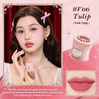 Flower Know Strawberry Rococo Cloud Liquid Lipstick Cream Lip Glaze Matte Milk Tea korean Makeup Long Lasting Lipgloss