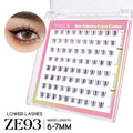 VYRILA Self Adhesive Cluster Lashes Glue-Free DIY Individual Eyelash Extension Natural Soft Lashes No Glue Needed Segmented Lash