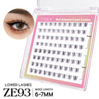 VYRILA Self Adhesive Cluster Lashes Glue-Free DIY Individual Eyelash Extension Natural Soft Lashes No Glue Needed Segmented Lash