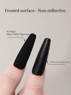 RSNAIL 10g Velvet Matte Top Coat Gel Nail Polish UV Gel Soak Off Semi-Permanent Varnish Clear Matte Top Coat Nail Art Lacquer