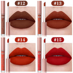 DUNUF Lip Gloss And Lip Oil Set 2-Piece Long-Lasting Waterproof Matte Moisturizing Non-Fading Lipstick Collection