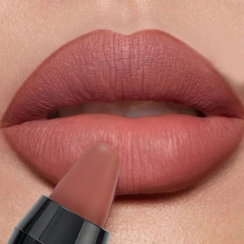 Moisturizing Lip Liner Pencil Lasting Waterproof Outline Lips Shape Nude Brown Lip Pen Matte Crayon Lipstick Lip Makeup Cosmetic