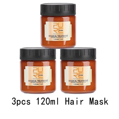 PURC 5 Seconds Magic Hair Mask Argan Oil Nourishing Smoothing Repair Damaged Frizz Masks Hair Care