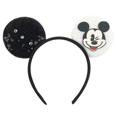 Boys Disney Mouse Ears Headbands Mickey Mouse Hairband With No Bow Party Festival Cosplay Christmas Birthdays Hair Accessories