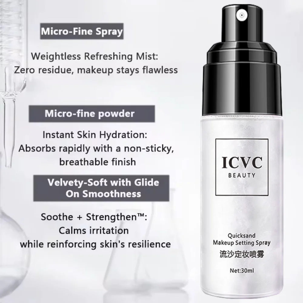 30ml Makeup Fixer Spray Waterproof Sweatproof Long Lasting Oil Control Hydrating Makeup Fixing Setting Spray Cosmetics New
