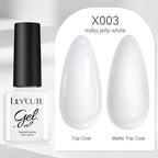 LILYCUTE 5ml Super Bright Silver Metallic Painting Liner Gel Nail Polish Drawing Stripe Graffiti Mirror Pull Line UV Gel Varnish