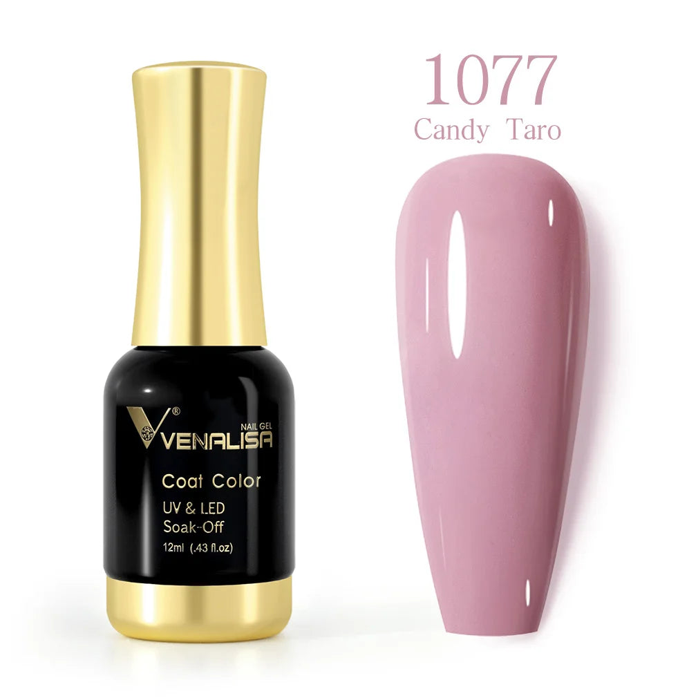 Venalisa 12ml Platinum Gel Nail Polish Super Shiny Effect Nail Gel Perfect Soak off UV&LED Nail Color Foil Chrome Gel Polish