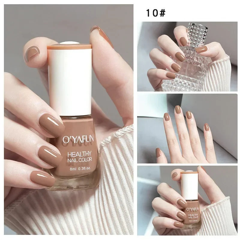 No-bake Nail Polish Nail Art Tearable Quick Dry Normal Without Lamp Nail Polish Glitter Sequins UV Varnish Nails Tools