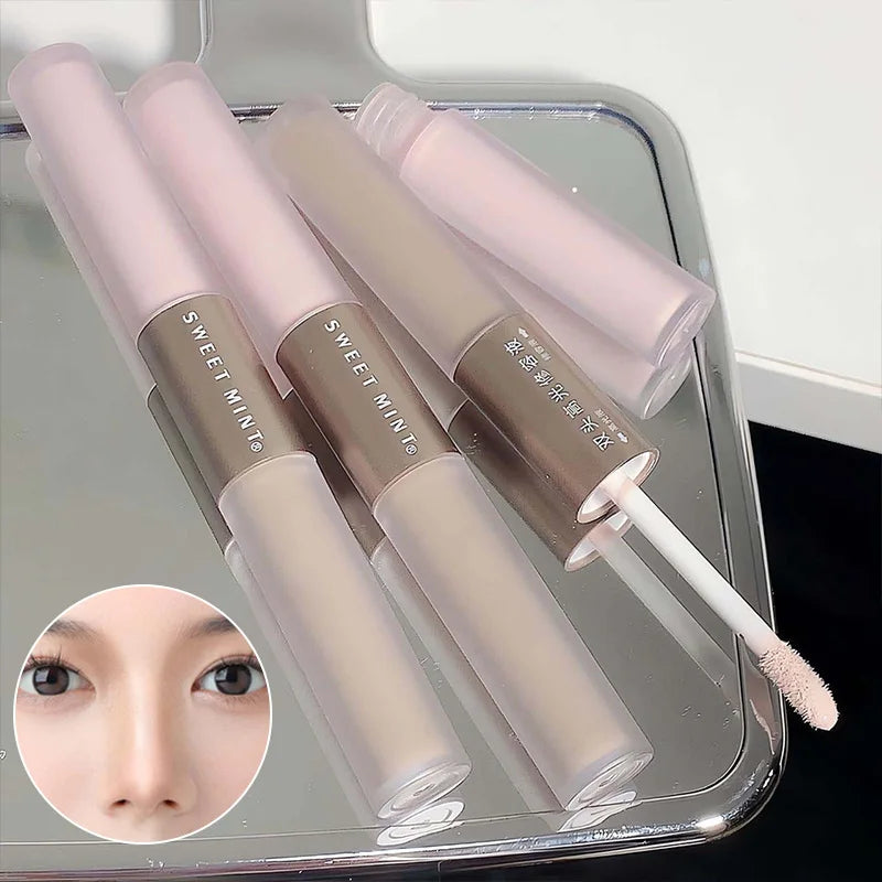 SWEETMINT Double-Ended Liquid Contour Stick - Highlight & Shadow, Long-Lasting, Easy to Use, Natural Finish