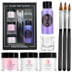 Nail Kit Set Acrylic Powder Monomer Acrylic Liquid For Nail Extension Professional Gel Manicure Set False Nails Art Tools Set *&