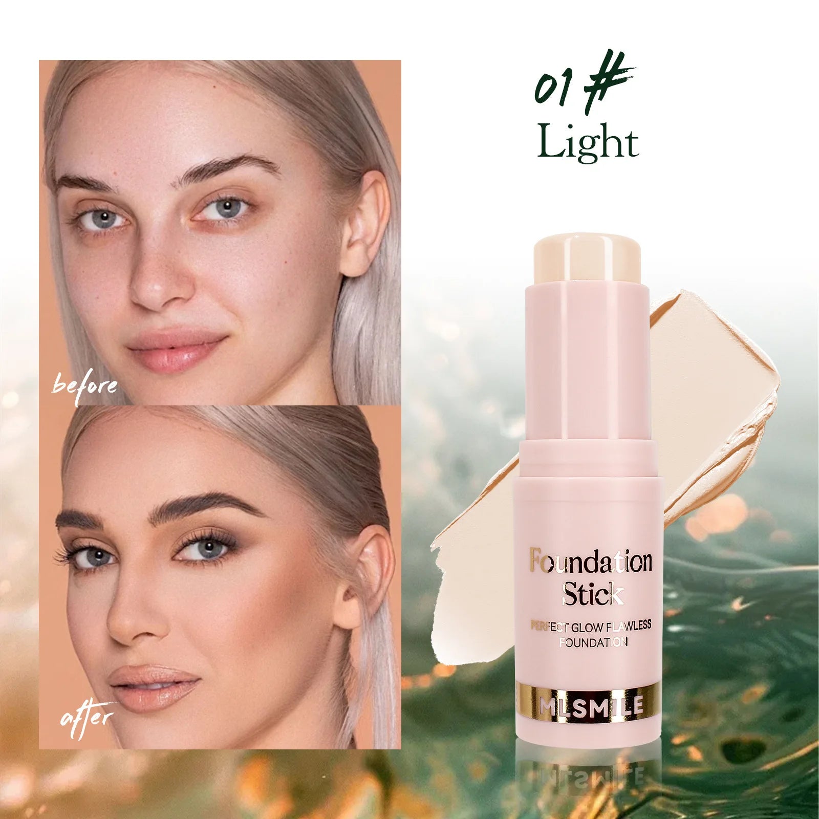 Concealer Foundation Make-up Stick Oil Control Natural Isolation Bb Cream Moisturizing Long-term Liquid Foundation Cosmetics