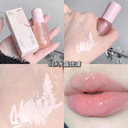 Crystal Jelly Lip Care Oil Fade Lip Lines Fruit Lip Gloss Transparent Hydrating Plumping Lips Coat Lip Gloss Makeup Cosmetics
