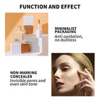 Liquid Foundation High Coverage Makeup Base natural Concealer 6 color longlasting Oil-Control Face Foundation Makeup Cosmetics