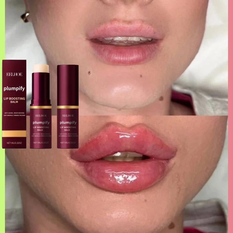 Fast Plumping Lip Balm Moisturizing Soft Lips Skin Plumper Gloss Oil Non-Sticky Daily Care Mask Beauty Makeup Cosmetics Products