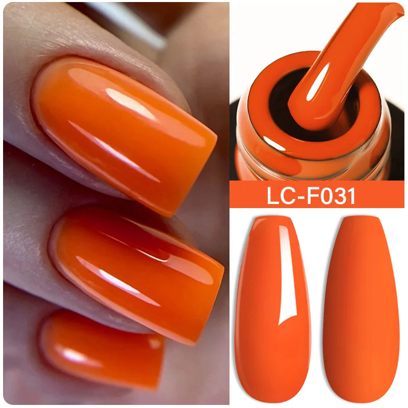 LILYCUTE 7ML Pink Glitter Nail Gel Polish Nude Natural Long Lasting Manicure Soak Off UV LED Nail Art Base Top Coat Gel Varnish