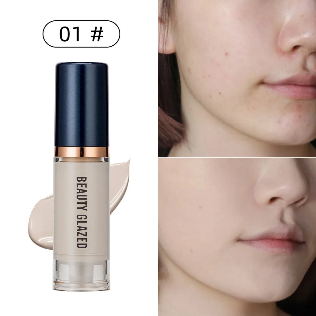 6 Color Face Liquid Foundation Waterproof Long Wear Oil Control Foundation Concealer Liquid Foundation Beauty Makeup Cosmetic