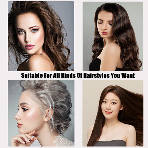 Pink Ceramic Flat Iron Hair Straightener For Smooth Finish Ceramic Floating Plates Quick Heat Up Pro Salon Curler Hair Wand