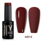YOKEFELLOW 10ml Jelly Nude Gel Nail Polish High Quality Translucent Pink Nail Gel Varnish Soak Off UV Gel Polish Long Lasting