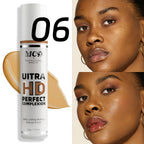 1PC Profession Liquid Foundation Oil-control Cover Matte Base Cream Concealer Waterproof Sweat-resistant Face Korean Makeup Gift