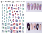 Press on Nails Tiger Symbol Nails Decals Design Fierce Wild Animal Leopard Decoration Manicure Stickers Nails Accessories Tools