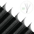 NATUHANA W-Shaped 4D 5D Volume Eyelash Extensions Premade Volume Fans W Shape Lashes Natural Soft False Eyelashes for Makeup
