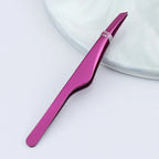 Hair Removal Tweezers Stainless Steel Eyebrow Tweezers Slant Tip Point Tip Flat Tip Rose Gold Silver Black Cosmetic Makeup Tools