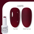 Arte Clavo Solid Color Gel Nail Polish 15ml Soak Off UV LED Gel Semi-Permanent Glitter Polish For Manicure Nail Art Salon Gel