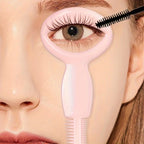 Eyeliner Stencil & Mascara Guard - Mascara Applicator with Comb, Eyelash Protector for Mess-Free Makeup