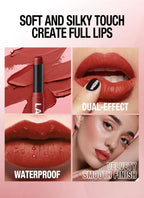 New Rotating Velvet Matte Lipstick Long Lasting Waterproof Lipstick Non-Stick Cup Lip Stain Tint Cosmetics Pencil Liner Makeup